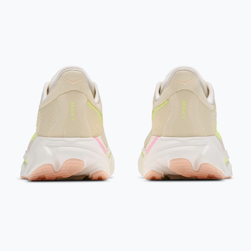 Дамски обувки за бягане HOKA Arahi 9 vintage yellow/alabaster 4