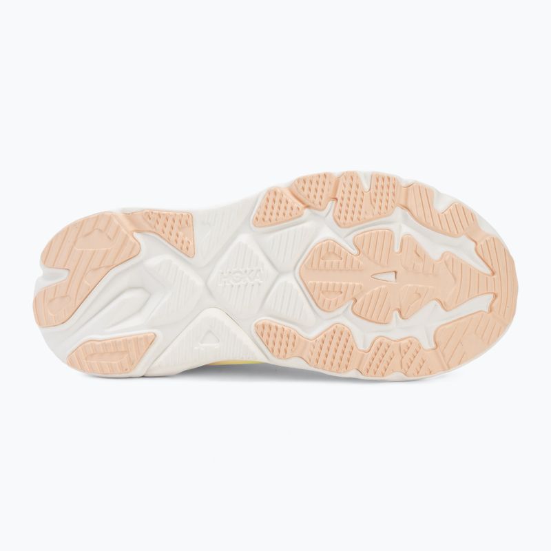 Дамски обувки за бягане HOKA Arahi 9 vintage yellow/alabaster 4