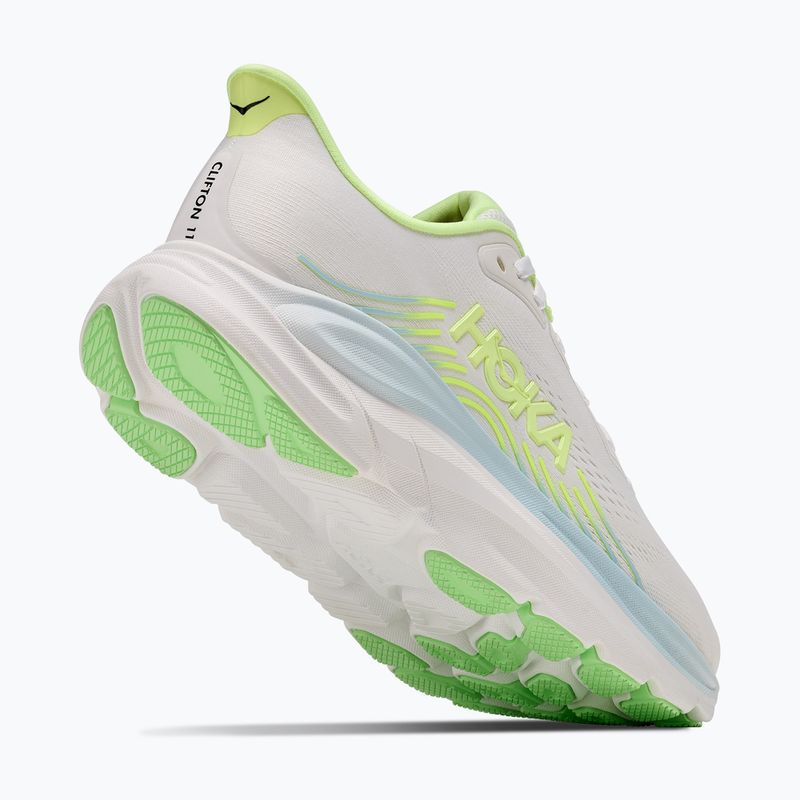 Дамски обувки за бягане Hoka Clifton 11 frost/neon yuzu 3