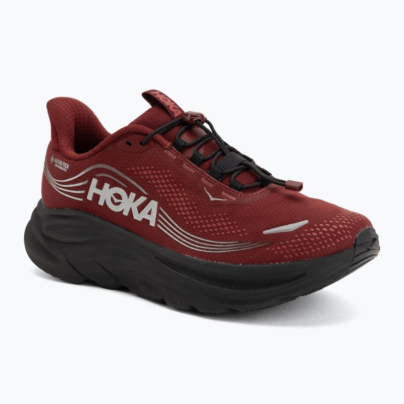 Мъжки обувки за бягане HOKA Clifton 11 GTX varsity burgundy/carbon black