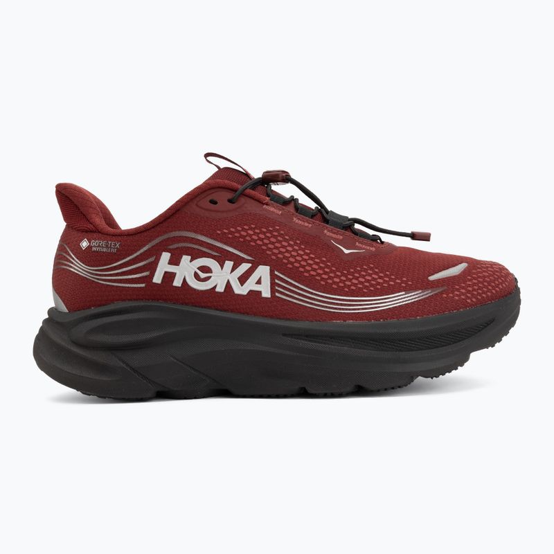 Мъжки обувки за бягане HOKA Clifton 11 GTX varsity burgundy/carbon black 2