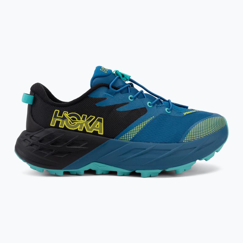 Детски обувки за бягане HOKA Speedgoat 7 black/night glow blue 2