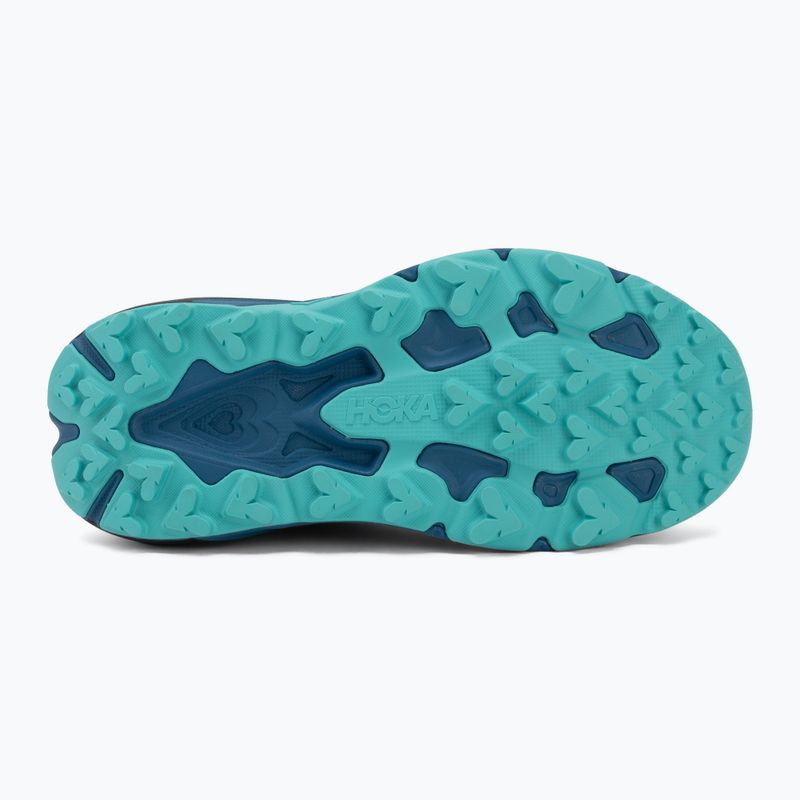 Детски обувки за бягане HOKA Speedgoat 7 black/night glow blue 4