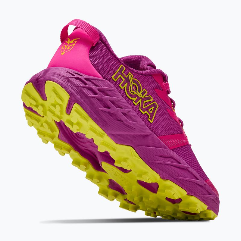 Детски обувки за бягане HOKA Speedgoat 7 fuchsia/fuchsia 5