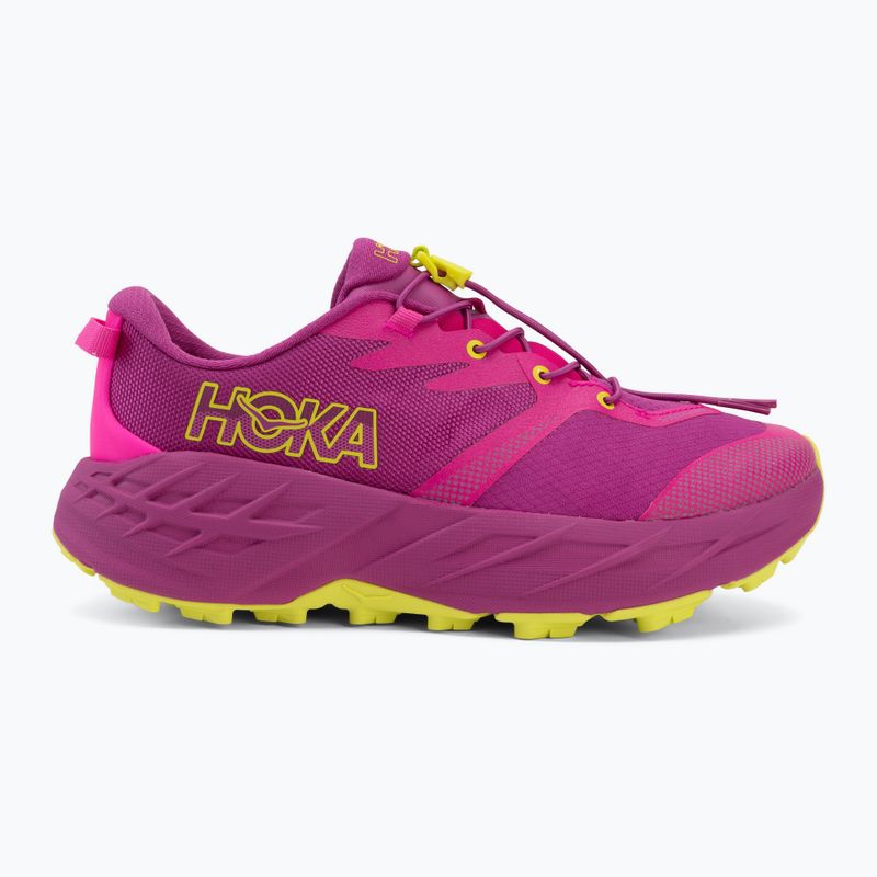 Детски обувки за бягане HOKA Speedgoat 7 fuchsia/fuchsia 2