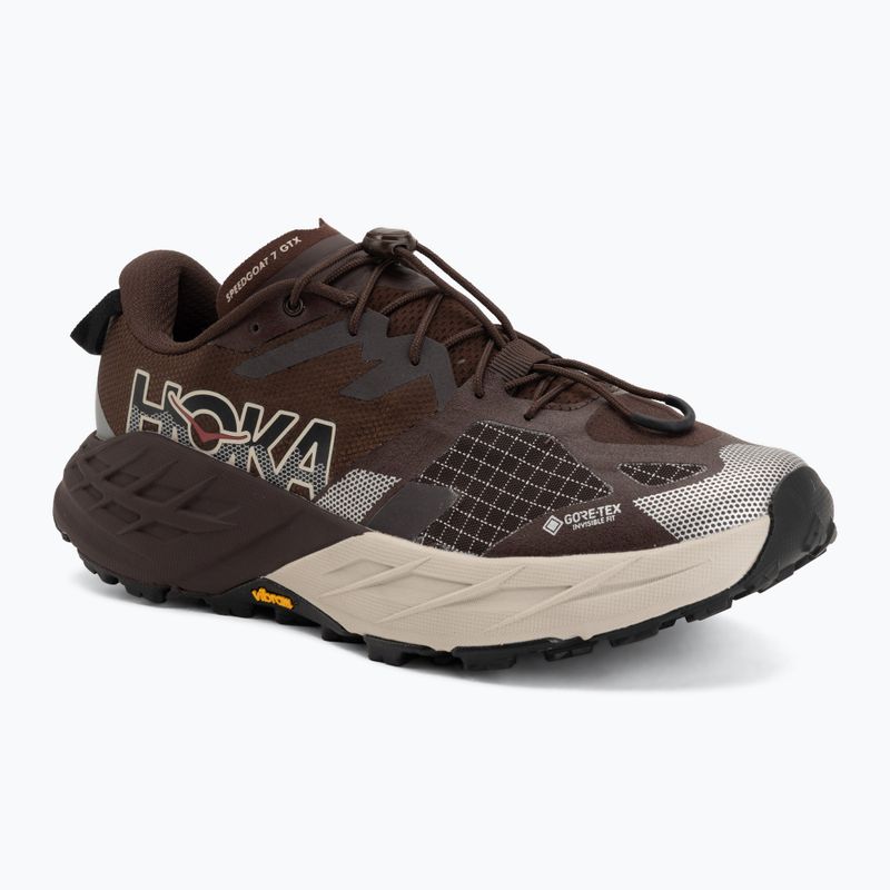 Мъжки обувки за бягане HOKA Speedgoat 7 GTX Wide spiced chocolate/river rock grey