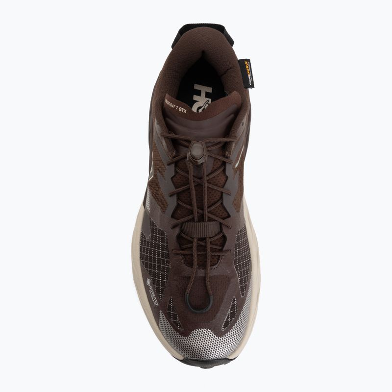 Мъжки обувки за бягане HOKA Speedgoat 7 GTX Wide spiced chocolate/river rock grey 5