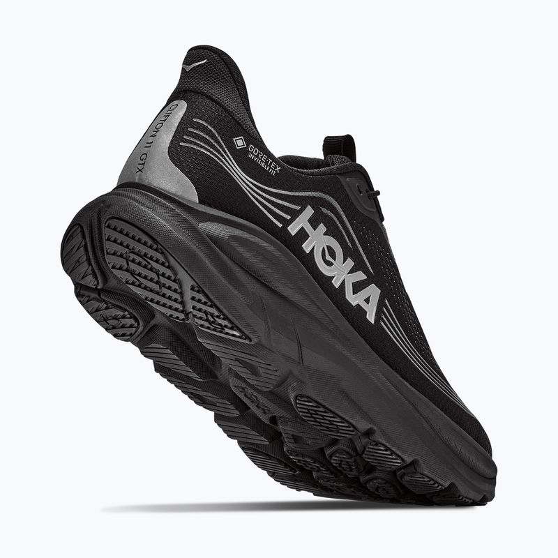 Мъжки обувки за бягане  HOKA Clifton 11 GTX Wide black/black 5