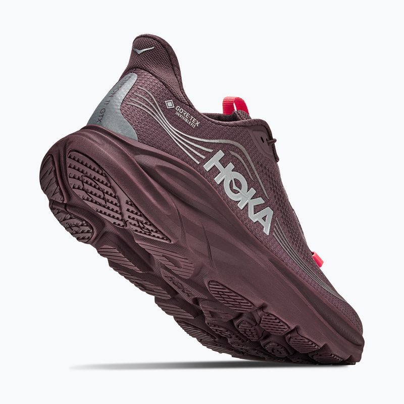 Дамски обувки за бягане HOKA Clifton 11 GTX Wide smoky quartz/deep mauve 5