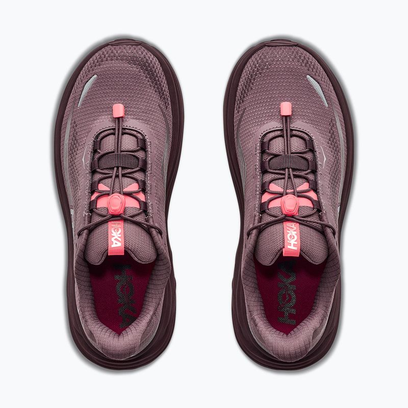 Дамски обувки за бягане HOKA Clifton 11 GTX Wide smoky quartz/deep mauve 8