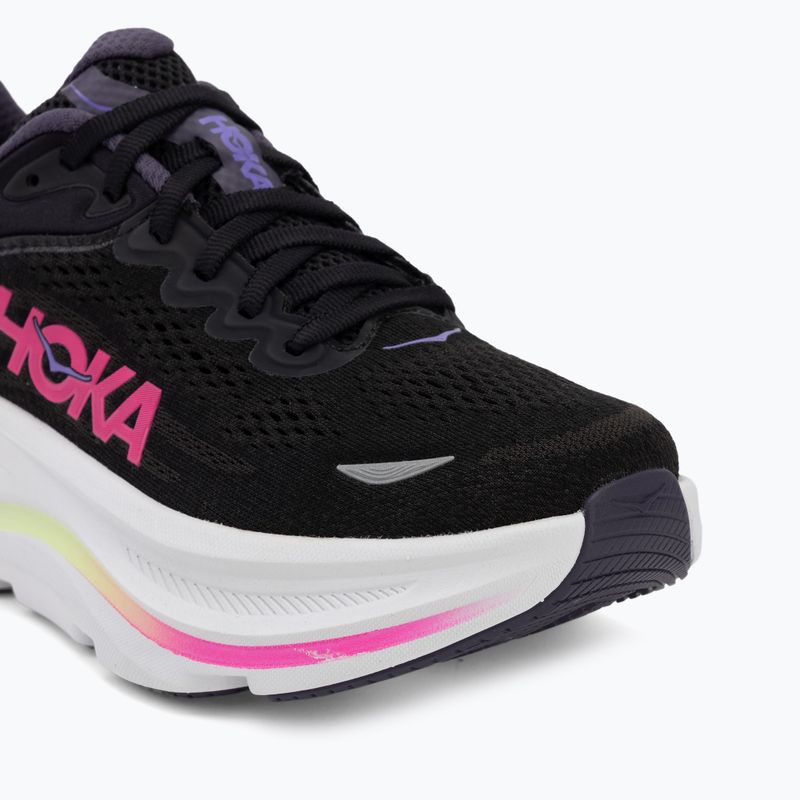 Дамски обувки за бягане HOKA Bondi 9 black/neon dragonfruit 7