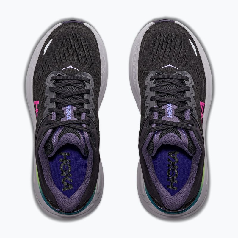 Дамски обувки за бягане HOKA Bondi 9 black/neon dragonfruit 5