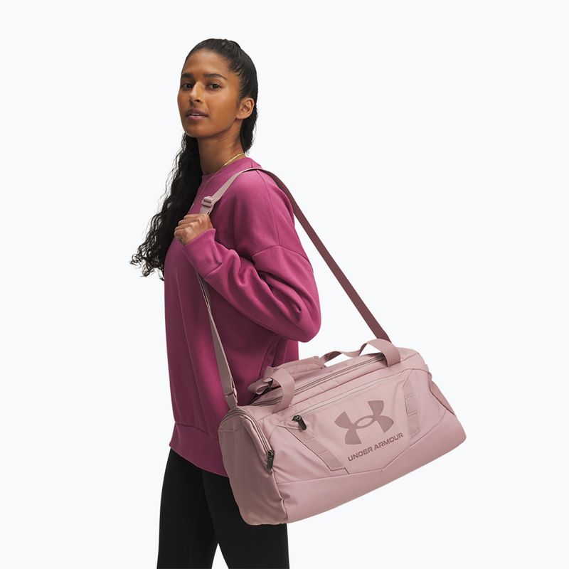Чанта Under Armour Undeniable 5.0 Duffle XS 23 л турмалин розов/турмалин розов/бордо мъгла