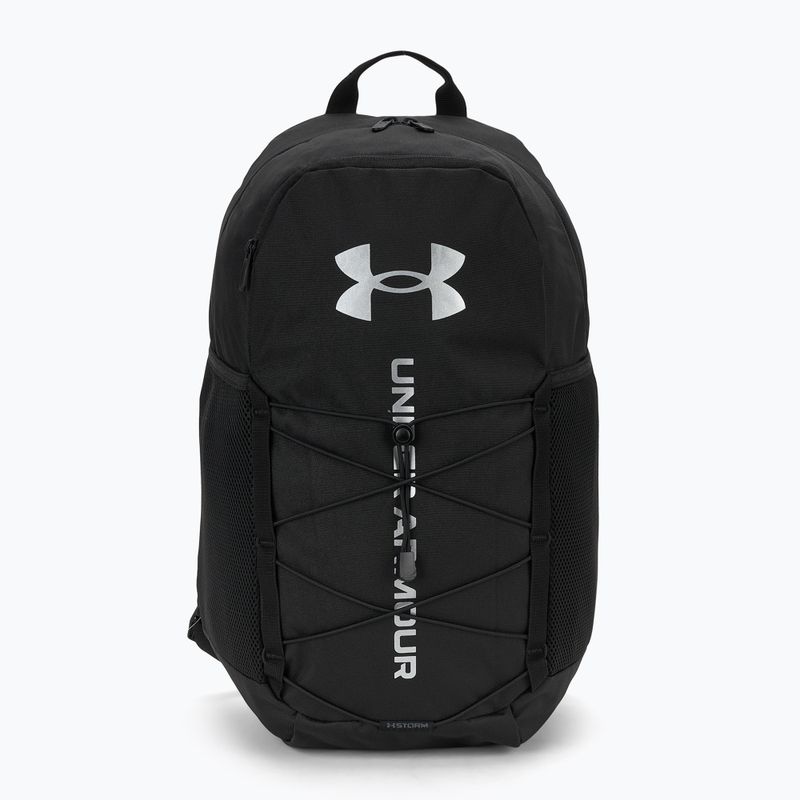 Раница Under Armour Hustle Sport 6.0 26 л черно/черно/металик сребристо