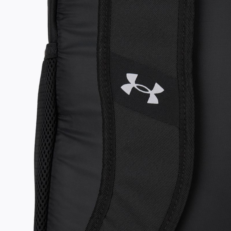 Раница Under Armour Hustle Sport 6.0 26 л черно/черно/металик сребристо 6