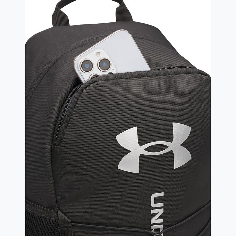Раница Under Armour Hustle Sport 6.0 26 л черно/черно/металик сребристо 10