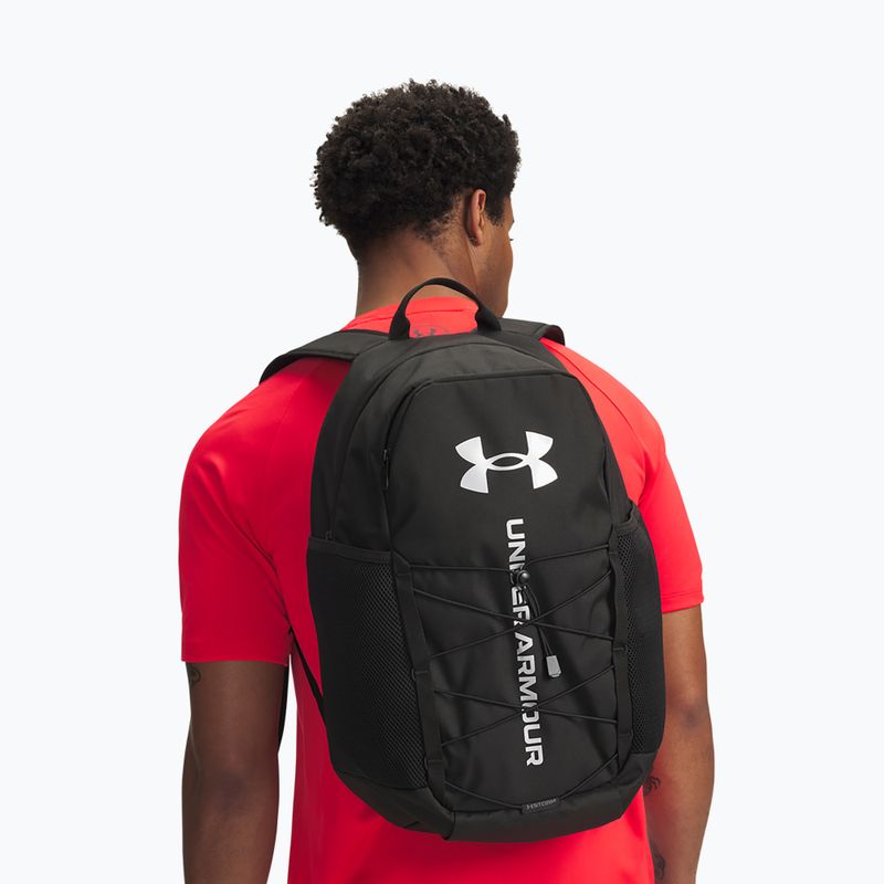 Раница Under Armour Hustle Sport 6.0 26 л черно/черно/металик сребристо 12