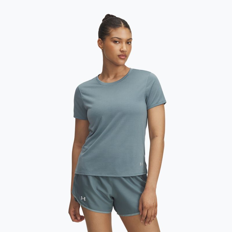 Дамска тениска за бягане Under Armour Launch jasper blue/reflective