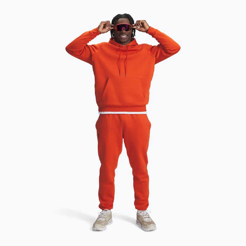 Мъжки суитшърт Under Armour Essential Fleece Hoodie surplus orange/surplus orange 2
