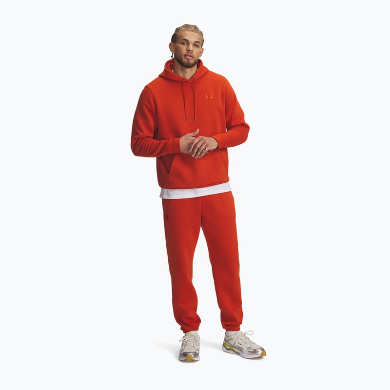 Мъжки панталони за тренировка Under Armour Essential Fleece Joggers surplus orange/surplus orange 2