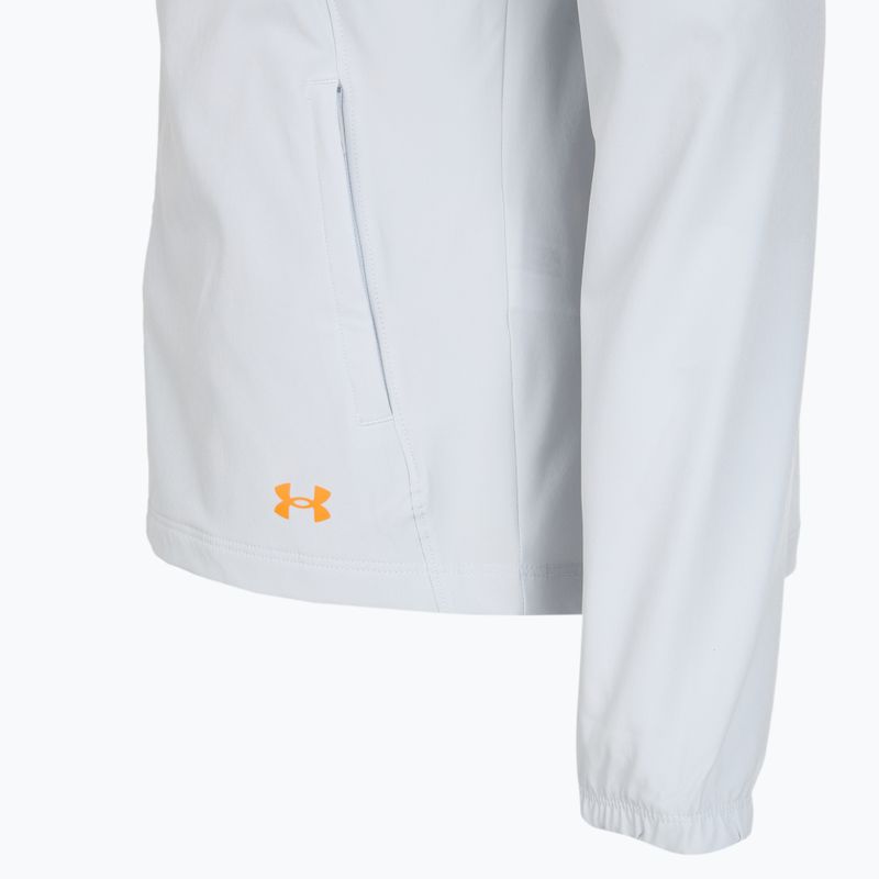 Дамско яке за бягане Under Armour Outrun The Storm halo grey/squad orange 4