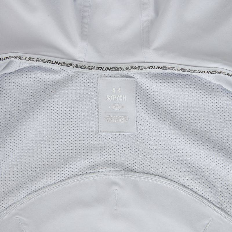 Дамско яке за бягане Under Armour Outrun The Storm halo grey/squad orange 7