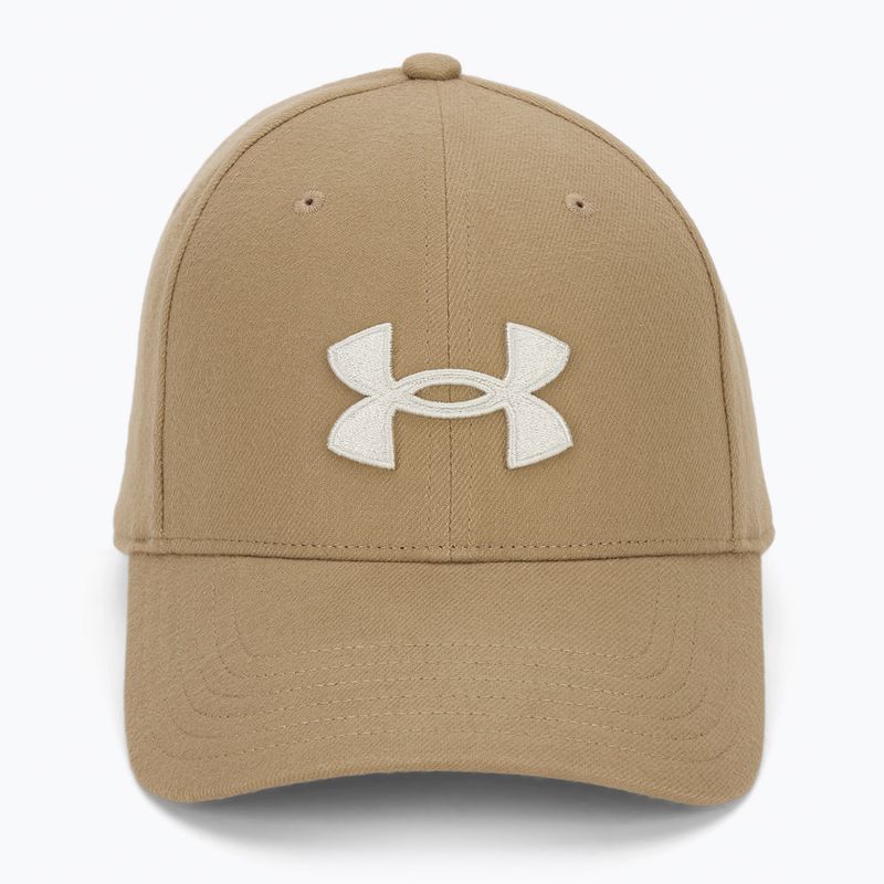 Мъжка шапка с козирка Under Armour Blitzing Low Brushed camel/summit white 2