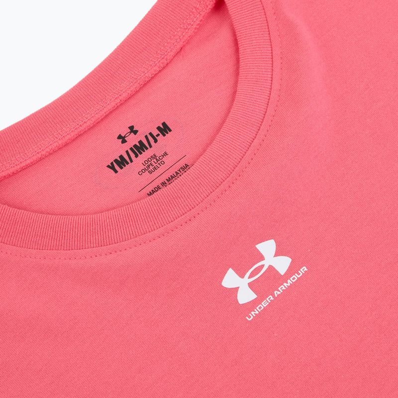 Детска тениска Under Armour Rival pink 3