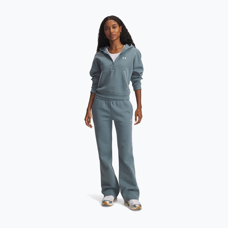 Дамски панталони Under Armour Rival Fleece Piped jasper blue/white 2