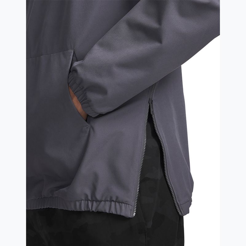 Мъжки суитшърт Under Armour Unstoppable Woven Hoodie castlerock/white 3