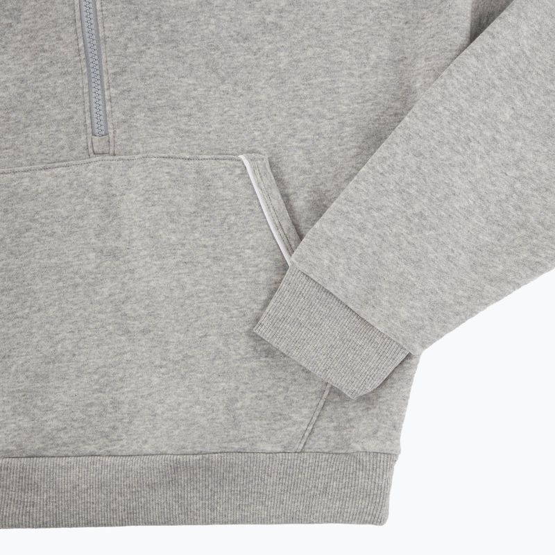 Дамски суитшърт Under Armour Rival Fleece Piped HZ Hoodie mod grey light heather/white 5