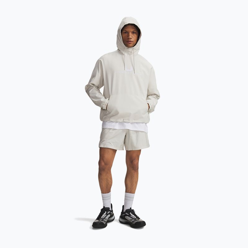Мъжко худи Under Armour Unstoppable Woven Hoodie summit white/white 2