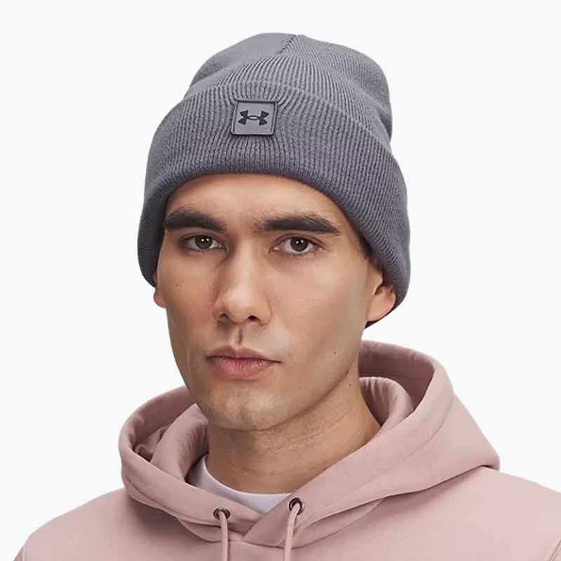 Зимна шапка Under Armour Halftime Cuff castlerock/black 4