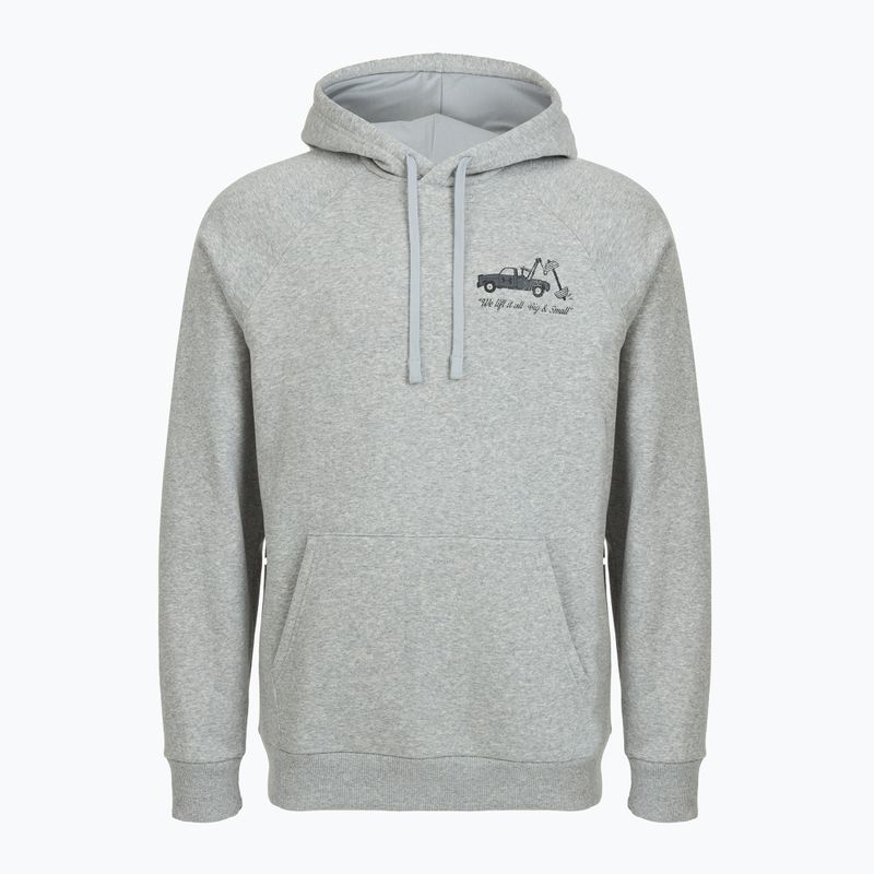 Мъжки суитшърт Under Armour Rival Fleece HBR Logo Hoodie mod grey light heather/castlerock 4