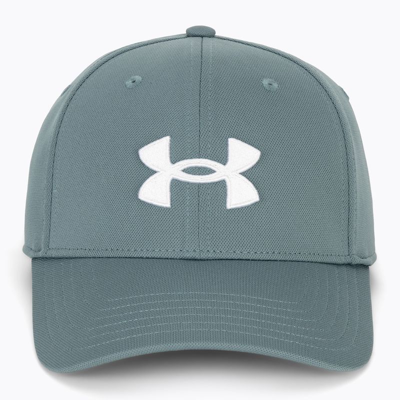 Мъжка шапка с козирка Under Armour Blitzing Adj jasper blue/white/white 2