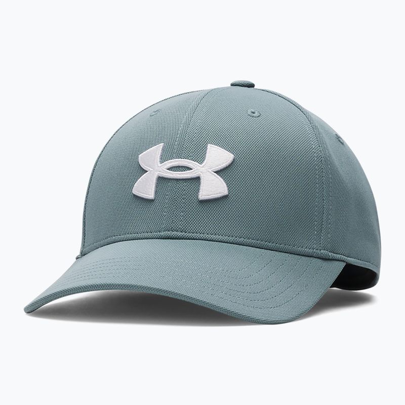 Мъжка шапка с козирка Under Armour Blitzing Adj jasper blue/white/white