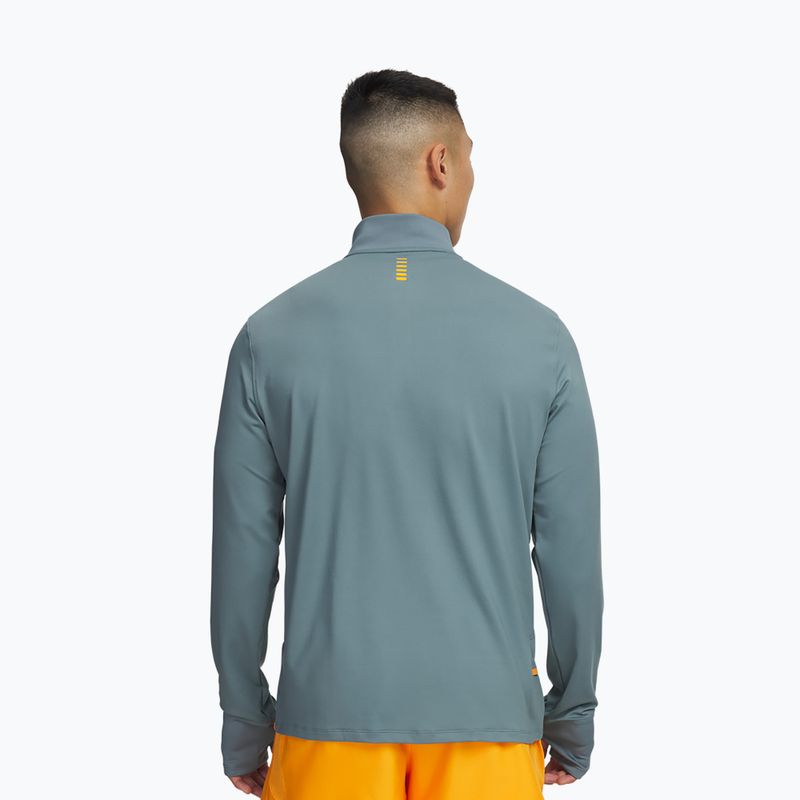 Мъжки лонгслив за бягане Under Armour Launch Pro 1/4 Zip jasper blue/reflective 2