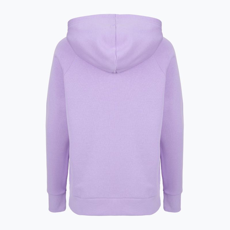 Дамски суитшърт Under Armour Rival Fleece Hoodie transparent/white 5