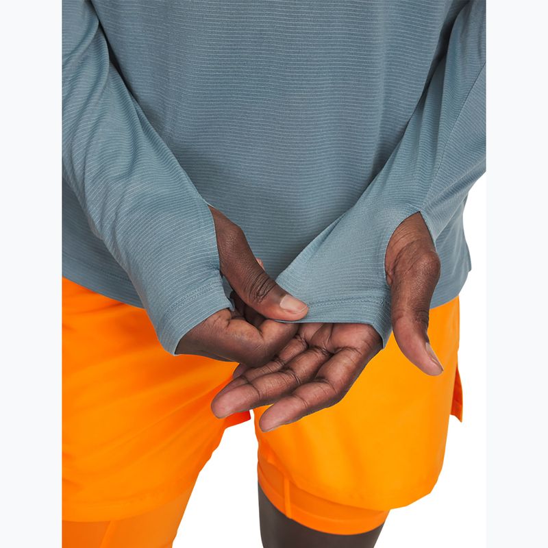 Мъжки суитшърт за бягане Under Armour Launch 1/4 Zip jasper blue/reflective 3