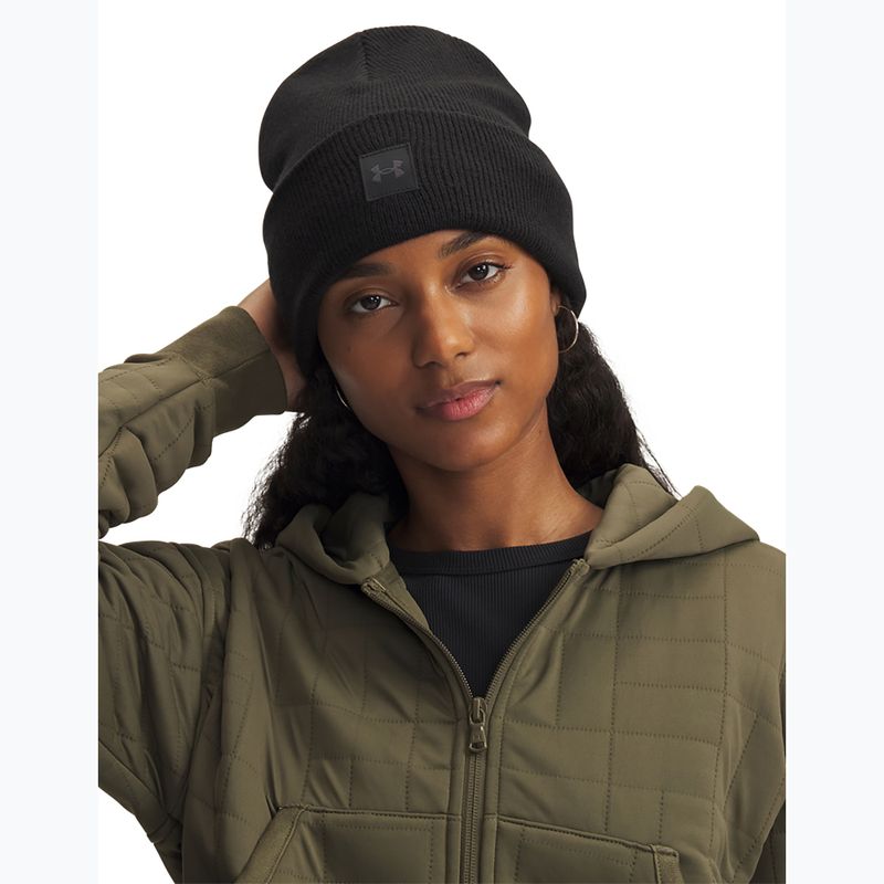 Дамска зимна шапка Under Armour Halftime beanie black/black/anthracite 3