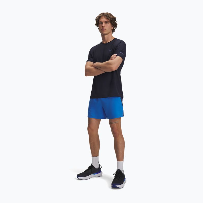 Мъжки шорти за бягане Under Armour Launch 5" blue atlantis/washed navy/reflective 2