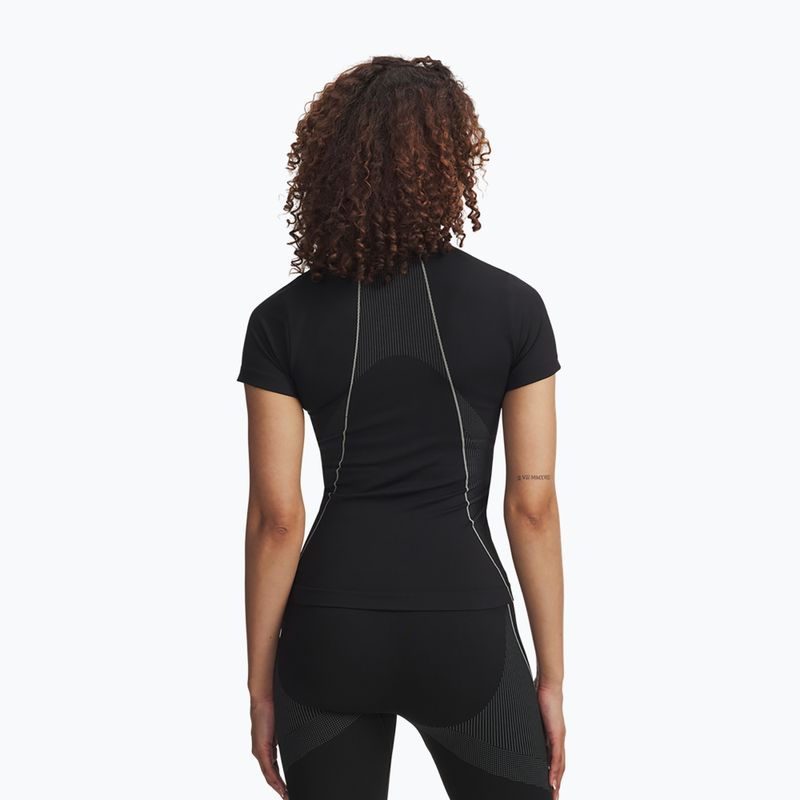 Дамска тениска за тренировка Under Armour Vanish Seamless black/steel/steel 2