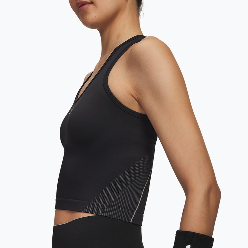 Дамска тениска за тренировка Under Armour Vanish Seamless Tank black/steel/steel 3