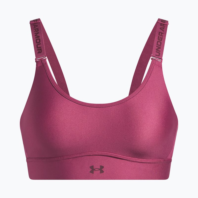Спортен сутиен Under Armour Infinity Mid fuchsia dusk/dark maroon 4