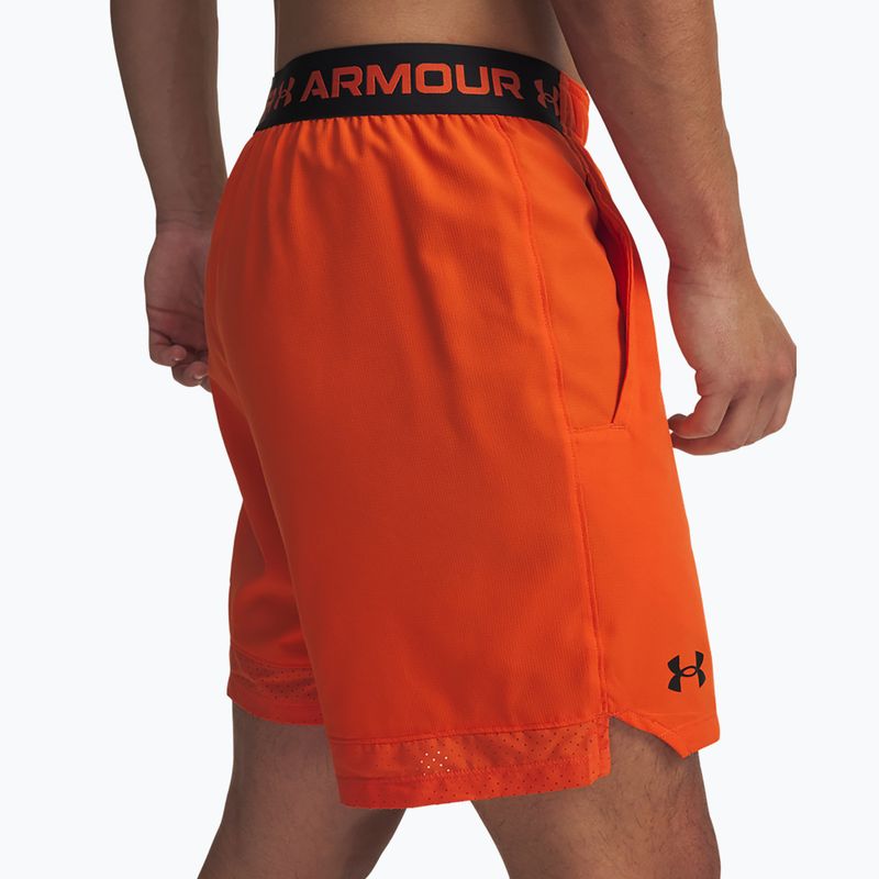 Мъжки шорти за тренировка Under Armour UA Vanish Woven 6in orange base/black 4