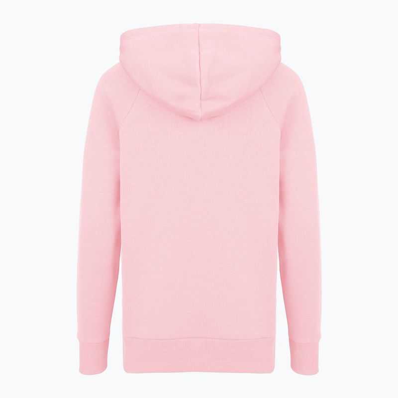 Дамски суитшърт Under Armour Rival Fleece Big Logo Hoody prime pink/white 4
