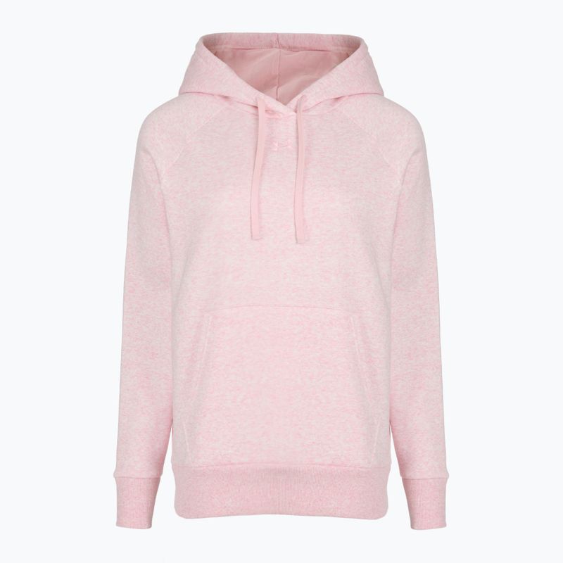 Дамски суитшърт Under Armour Rival Fleece Hoodie prime pink light heather/prime pink 4