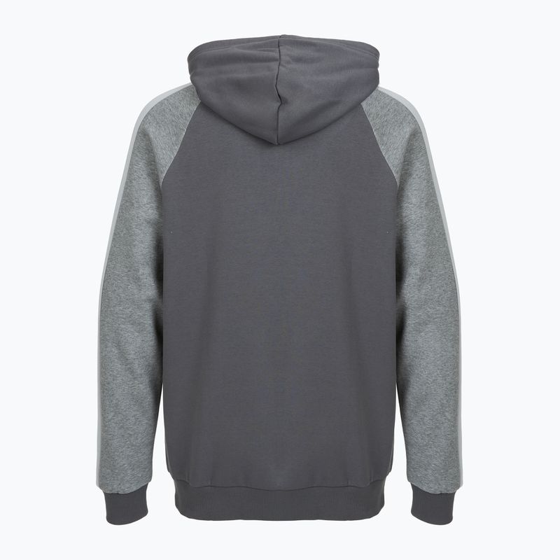 Мъжки суитшърт Under Armour Rival Fleece Colorblock Hoodie castlerock/mod grey/white 4