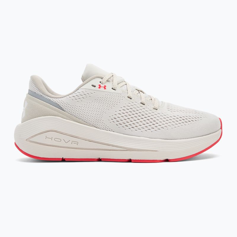 Дамски обувки за бягане Under Armour Sonic 7 summit white/khaki base/racer red 2