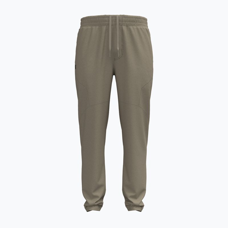 Мъжки панталони за тренировка Under Armour Unstoppable Tapered Pants city khaki/black 5